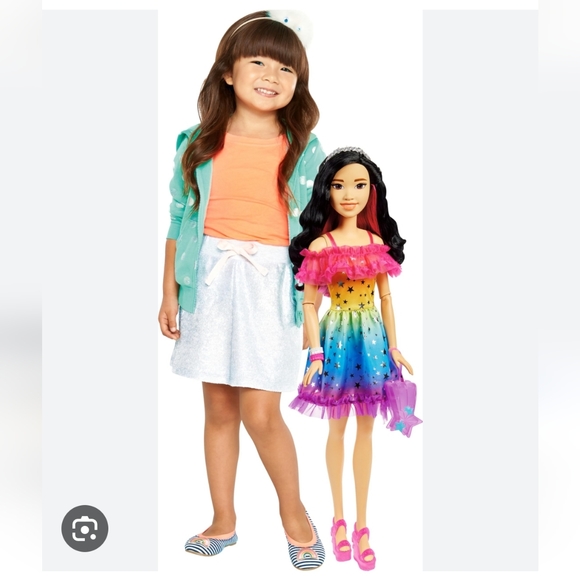 Rainbow hair Barbie - Picture 3 of 4